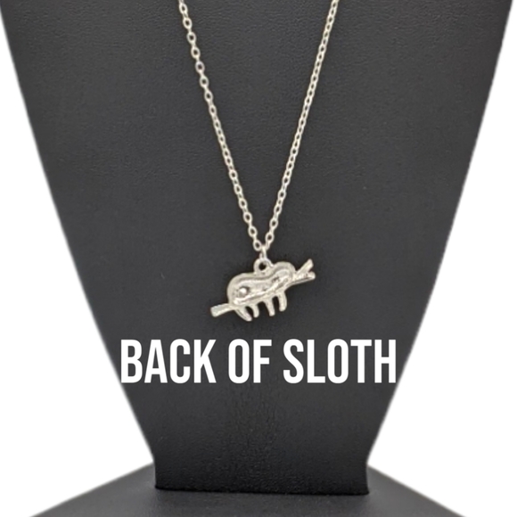 ⭐ FINAL PRICE ⭐ Sloth Silver Tone Necklace - Picture 7 of 7